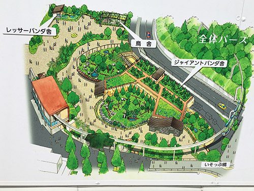 新設パンダ舎完成予想図